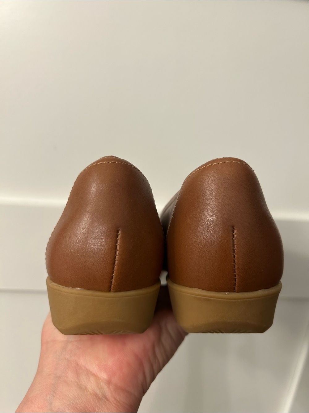 Cobb Hill brown leather perforated loafers Size 6.5 New - Picture 5 of 10